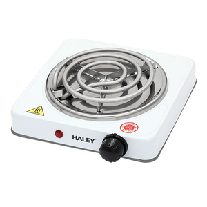 Plaque chauffante électrique simple HALEY 1000W, portable, en fer, pour comptoir de cuisine, avec boîtier métallique, pour usage domestique - Product Image 2