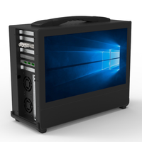 EVAK 17.3" Monitor Besar Portabel dengan Chassis Industri, Peralatan Livestream untuk Acara & Konferensi Virtual - Tersedia