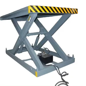 Сверхмощный гидравлический фиксированный Стационарный Гидравлический электрический ножничный подъемный стол платформа вертикальный подъем