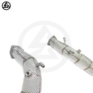 Tubería de Escape de Competición CSZ ODM para <span class=keywords><strong>Porsche</strong></span> 718 <span class=keywords><strong>Cayman</strong></span> GT4 RS 4.0L con Protector Térmico, Venta al por Mayor de Fábrica - Product Image 2