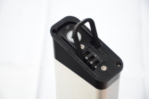 Boîtier de batterie ALX014 pour vélo électrique, antivol, coque vide dissimulée, couvercle supérieur verrouillable pour projets de vélos électriques urbains sécurisés - Product Image 4