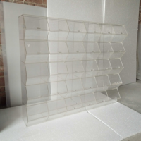 Boîte de rangement pour en-cas en acrylique, empilable, boîte à bonbons, distributeur de biscuits, organisateur pour supermarché, magasin, présentoir de vente au détail