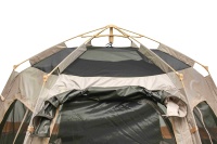 Tenda Kemping Tiup Portabel OEM Bahan Oxford Tahan Air Satu Kamar Tidur untuk Empat Musim