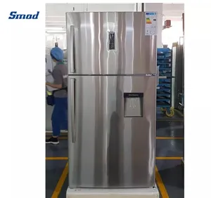 Réfrigérateur moderne à double porte sans givre de 18,5 pi³ pour usage domestique avec distributeur d'eau pour DDT-717WH 18,5 pi³ sans givre à double porte - Product Image 3