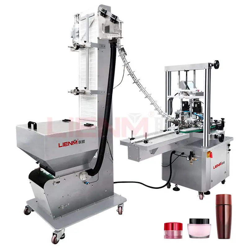 Bottle Screw Capping Machine Plastic Bottle Caps Filling and Capping Machine Production Line Automatic Plastic Customized 220V