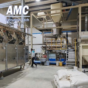 Machine de fabrication d'aliments pour poissons AMC, machine de fabrication d'aliments pour tilapias, ligne de production d'aliments pour poissons flottants de 1 tonne - Product Image 3