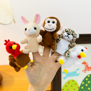 Juego de 30 Marionetas de Dedos de Animales de Dibujos Animados, Juguetes de Peluche Suaves Hechos a Mano para Niños, para Contar Cuentos y Jugar a Roles - Product Image 3