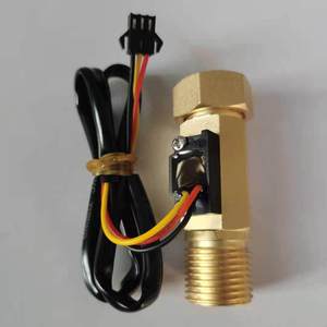 Sensore di flusso d'acqua <span class=keywords><strong>a</strong></span> turbina ad effetto Hall in ottone con filettatura maschio da 1/2" e 3/4" <span class=keywords><strong>per</strong></span> caldaie <span class=keywords><strong>a</strong></span> parete <span class=keywords><strong>a</strong></span> <span class=keywords><strong>gas</strong></span> e componenti <span class=keywords><strong>per</strong></span> scaldabagni - Product Image 1