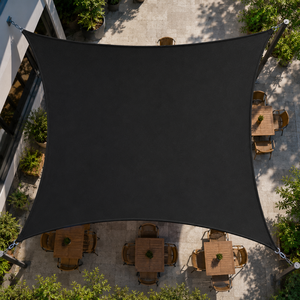 Vela de <span class=keywords><strong>Sombra</strong></span> Rectangular de HDPE de Grado Industrial, Resistente a los Rayos UV y al Viento, <span class=keywords><strong>Malla</strong></span> de Privacidad con Tasa de <span class=keywords><strong>Sombra</strong></span> del 30%-95% para Camping y Jardín - Product Image 1