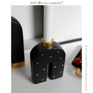 Bougeoir en céramique au design moderne, bougeoir, décoration intérieure de mariage, top des produits à domicile, <span class=keywords><strong>2022</strong></span> - Product Image 6
