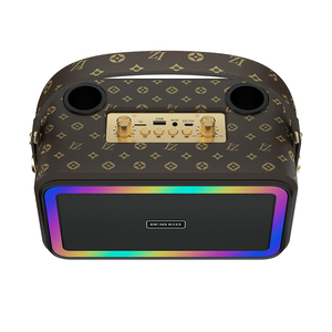 Boomsbass M3201 + Xách Tay Loa Không Dây Boombox RGB Ánh Sáng 2*10W Âm Thanh Loa Siêu Trầm Karaoke Bluetooth Loa Với 2 Mic - Product Image 4