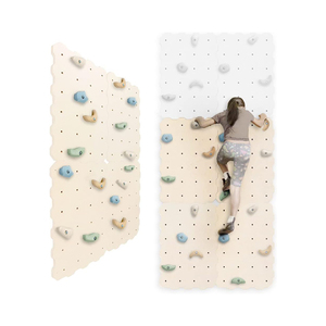 Cheap wooden kids indoor rock climbing wall pickler climbing frames