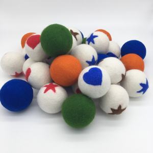 Boules de séchage 100 % laine de Nouvelle-Zélande, taille 6-10 cm, couleur et logo personnalisables, prise en charge OEM/ODM, utilisation thermique pour sèche-linge - Product Image 1