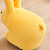 Chaise d'appoint mobile pour enfants lapin mignon avec roues tabouret à langer confortable pour salon chambre école appartement