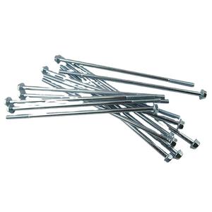 Varilla Roscada Extendida M6*195 de Acero para Generador con Acabado de Zinc, Brida Hexagonal, Antioxidante y Antirrobo - Product Image 1