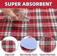 AOSEN Tapis d'entraînement réutilisables pour chiots, tapis d'alimentation pour chiens, lavables en machine, style écossais
