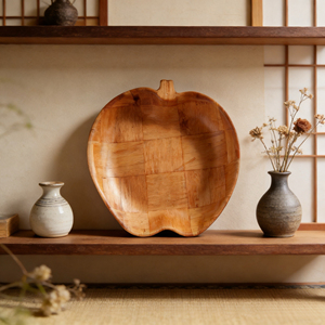 Large Solid Wood Eco-Friendly Handcrafted Novelty Style Serving <b>Bowls</b> Custom Logo Durable <b>Plastic</b> Coating Natural Grain for - Product Image 5