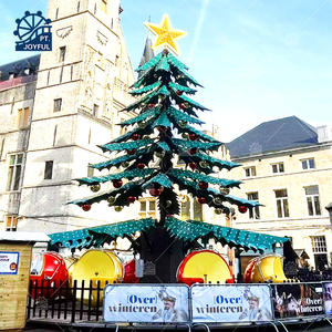 Équipement de parc d'attractions chinois, manège à thème arbre de Noël rotatif, manège à avion à commande automatique à vendre - Product Image 5