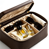 Flacon pulvérisateur carré en verre transparent, très demandé, pour parfums, échantillons de soins de la peau et emballages cosmétiques de voyage