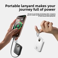 Power Bank Lithium Ion Bersertifikasi GB Standard 3C 120W Pengisian Daya Super Cepat Kabel Terintegrasi Layar Digital Output Multi-Port