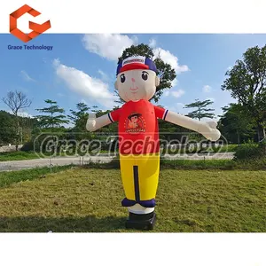 Custom Model Printed Air Dancer Inflatable Wavy Man Sky Dancer Air Man Inflatables For Advertising