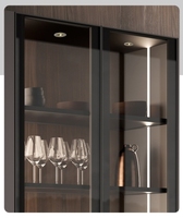 Spot encastré LED IP44 pour armoire, en aluminium, anti-éblouissement, blanc, dimmable, mini-lampe de vitrine, certifié CE RoHS
