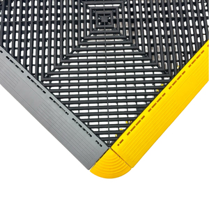 Vente Plancher d'atelier modulaire en plastique 18mm d'épaisseur 400*400*18mm Carreaux de sol de garage à emboîtement antidérapants - Product Image 6