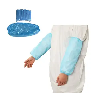 Kunststoff-Arm-Oberhemd China Herstellung Kunststoff-Arm-Hülse Einweg-Kunststoff-Hülse weiß