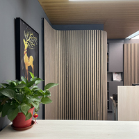 Panneau acoustique en bois de Foshan insonorisant avec solution de conception graphique personnalisée