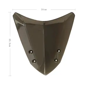 Partes del cuerpo de la motocicleta PC parabrisas scooter parabrisas protector delantero para YAMAHA Aerox 155 YAMAHA NVX L155 Accesorios