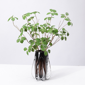 ดอกไ<span class=keywords><strong>ม</strong></span>้ประดิษฐ์หวายสีเขียวอ่อนผลิตจากโรงงานจีนจีนแบบเซนจำลองการจัดใบบัว - Product Image 1