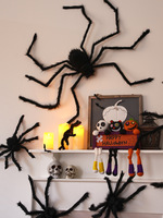Grand 6ft Halloween Araignée Papier Décorations Écologiques Squelette Boutique Affichage Tenture Murale Accessoires Teen Bar Scène Atmosphère