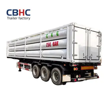 Benhong bonne qualité 3 essieux gaz GNL GNC GPL 3000L 4500 litres 6000L citerne semi-remorque à vendre fabriqué en Chine
