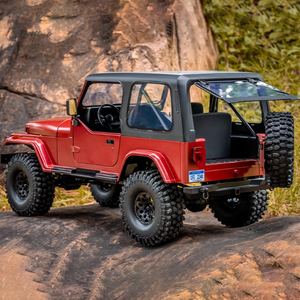 New FMS 1/10 Mashigan RC Car Rock Crawler RS Red 4WD Climbing Scale Retro Vehicle for Adult Christmas Gift Adventurer <b>Toys</b> 1:10 - Product Image 4