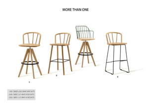 Rehausseurs <span class=keywords><strong>de</strong></span> tabouret <span class=keywords><strong>de</strong></span> <span class=keywords><strong>bar</strong></span> en bois massif vintage moderne avec pieds en métal, design <span class=keywords><strong>de</strong></span> qualité <span class=keywords><strong>pour</strong></span> la maison, <span class=keywords><strong>pour</strong></span> le salon et la chambre à coucher - Product Image 2