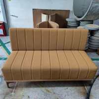Holz-Restaurant-Sitzbänke Café-Restaurant-Sitzmöbel Runde Sitzbank Sofa-Sitzgelegenheit Restaurant-Bestuhlung