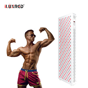 Panneau de luminothérapie <span class=keywords><strong>rouge</strong></span> ILUXRED OEM/ODM, panneau infrarouge avec support vertical, luminothérapie infrarouge pour utilisation sur tout le corps - Product Image 1