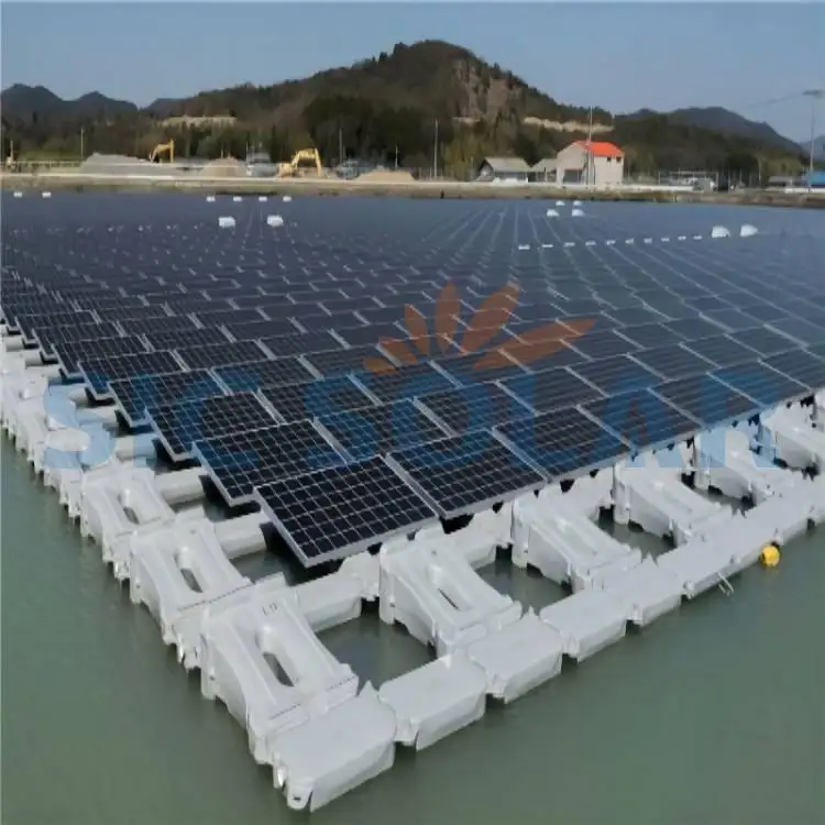 Single faced Solar Water Surface Mounting Bracket Solar Floating Racking Structure