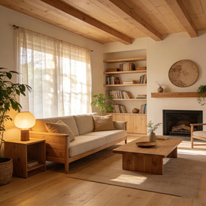 Cabane en <span class=keywords><strong>bois</strong></span> préfabriquée de 85 m² sur la <span class=keywords><strong>plage</strong></span>, 3 chambres, 1 salle de bain, maison en bord de mer avec séjour ouvert - Product Image 3