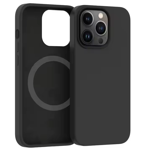 Luxury High Quality Real Liquid Silicone Case iPhone 17 Air 17 Pro Max Case Magnetic Wireless Charging Shockproof Phone Cover