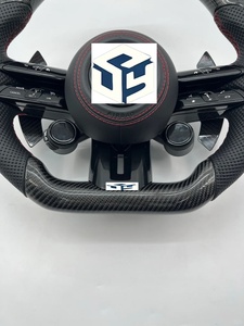 พวงมาลัยคาร์บอนไฟเบอร์สำหรับอัพเกรดรถเมอร์เซเดสเบนซ์ A-MG W117 W220 Bra-bus <span class=keywords><strong>W140</strong></span> S550 W217 CLS W257 - Product Image 5