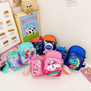Sac à dos enfant avec porte-bouteille, sac messager dinosaure dessin animé, sac de voyage licorne mignon, pochette extérieure pour tout-petit, OEM - Product Image 2