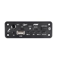 MP3 Bluetooth Güç Amplifikatörü Kod Çözme Kartı 2 * 3W Mikrofon Soketi ile MIC Bluetooth U Disk TF Kart AUX Yayını