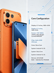 Smartphone 5G Note 60 Pro Move avec processeur à dix cœurs, version internationale, écran HD 7 pouces, batterie 7000 mAh, double SIM, double veille, faible MOQ - Product Image 1