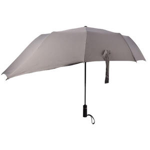 Ombrelle-<span class=keywords><strong>parapluie</strong></span> plat gris, nouvelle innovation, forme spéciale, pliable gris, argent, mains libres, nouveauté automobile, 27 pouces - Product Image 2