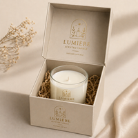 Boîte cadeau personnalisée de luxe en carton rigide gris recyclable, imprimée en quadrichromie, carrée, estampillée à chaud, pour vin, parfum, bougie parfumée