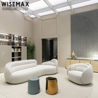 WISEMAX – ensemble de canapés de salon de luxe, meubles de maison modernes, modulaire, sectionnel, canapé incurvé, canapé d'angle