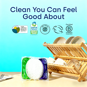 <span class=keywords><strong>Gel</strong></span> deterjen mesin pencuci piring sekali pakai ramah lingkungan bebas fosfat dengan pilihan aroma anti-bakteri - Product Image 2