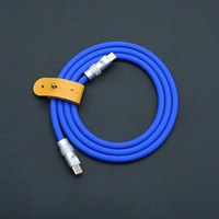 Directo de fábrica Chubby 240W Cable de carga rápida Durable 6A Cable USB C de silicona extra gruesa para iPhone 16/15 Series iPad