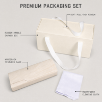 Étuis de protection rigides personnalisés tendance, motif uni, 7-7,9 pouces, faits à la main, pour lunettes de soleil et lunettes, emballage tiroir – Vente chaude